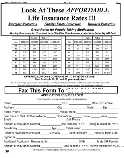 insurance fax insurance fax
