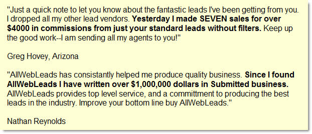 all web leads