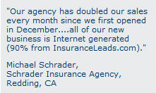 insurance lead testimonial